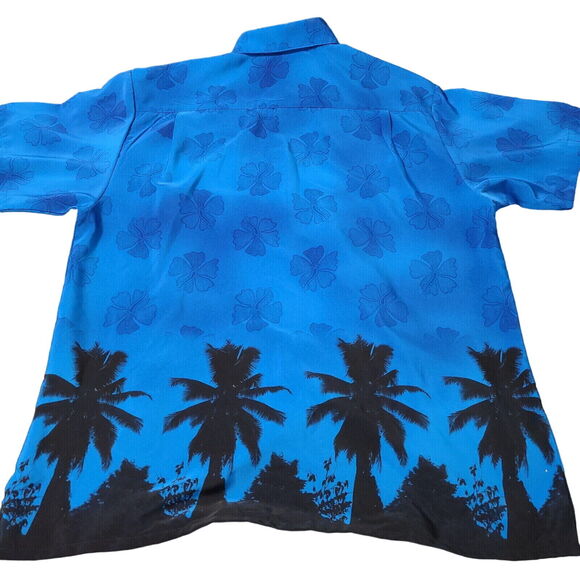 Outfitters SurfSoul Mens Button Up Multicolor Size M Polyester Short Sleeve - Picture 2 of 12